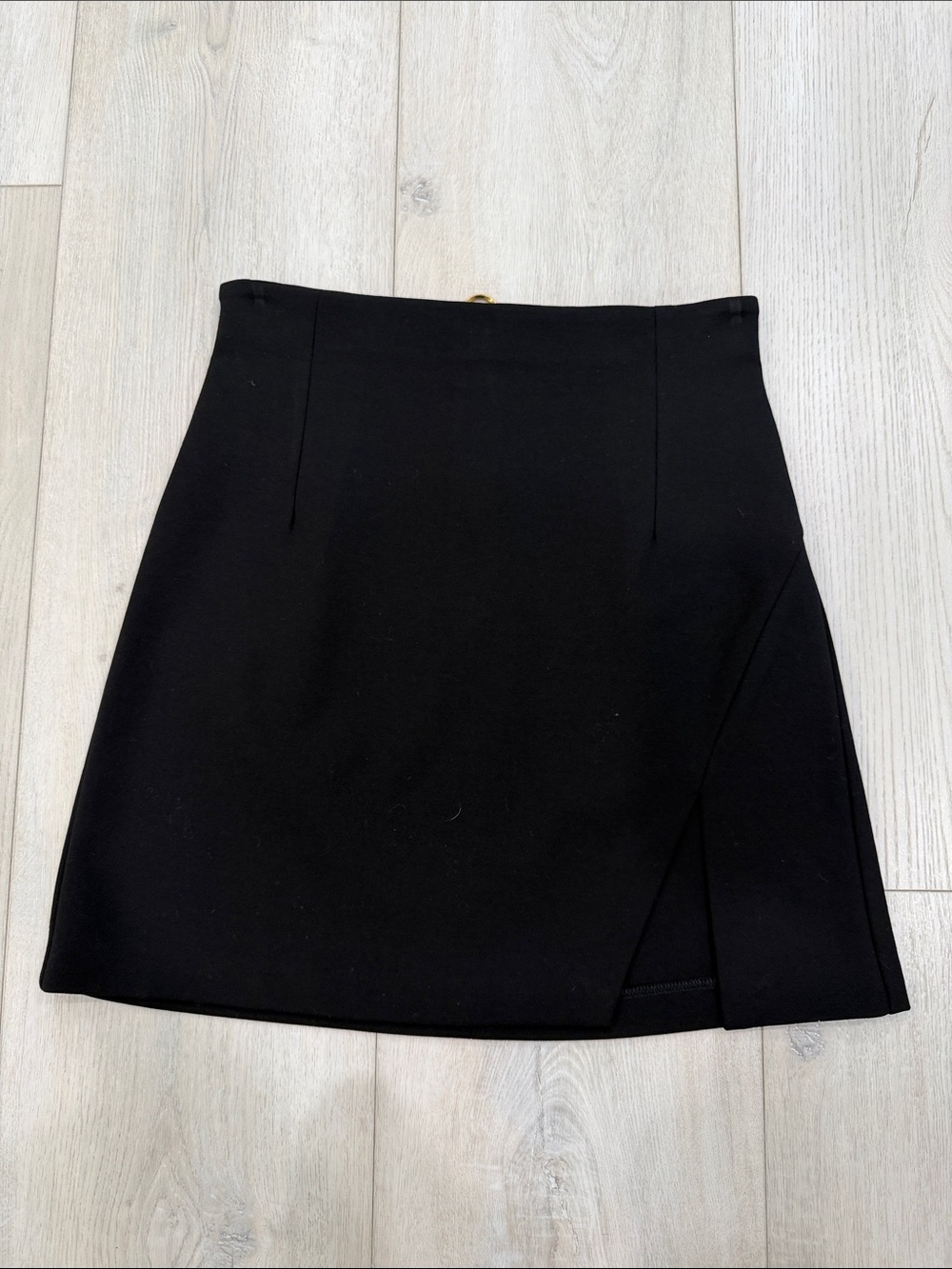 Pinko Glenda Black Wrap Mini Skirt Size US 4 (IT 40)